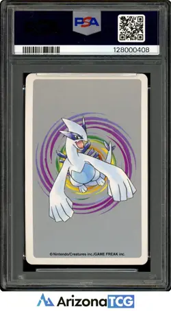 Pokemon 2000 Feraligatr 5 Of Hearts #160C Silver Playing Card Japanese PSA 9 - Image 2