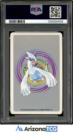 Pokemon 2000 Meowth #052 3 Of Hearts Silver Playing Card Japanese PSA 9 - Image 2