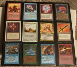 MTG Lot 12 OLD & VINTAGE Cards. BETA, UNLIMITED, Legends, Arabian Nights, Dark - Image 1