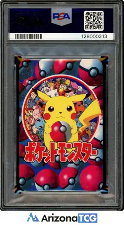 Pokemon 1998 Pikachu Ace Of Diamonds Televi-Kun Playing Card Japanese PSA 9 - Image 2