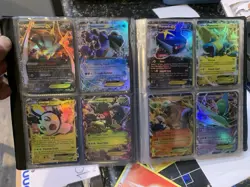 Pokemon Book Of Cards Lot Of 80 Cards Full Art Mega EX Charizard Blastoise - Image 3