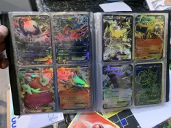 Pokemon Book Of Cards Lot Of 80 Cards Full Art Mega EX Charizard Blastoise - Image 4