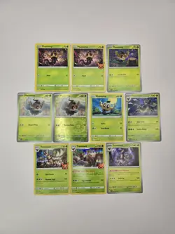 Lot of 10 Phantump Trevenant Various Pokemon Card Lot Rare Reverse Holo - Image 2