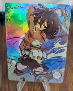 Goddess Story Waifu Card TCG | Mikasa - Attack on Titan | SR | NS-2M10SR-16 - Image 1