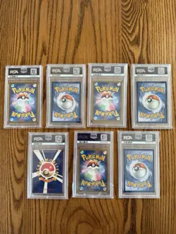 Pokemon Cards Lot 7 Slabs PSA - Image 4