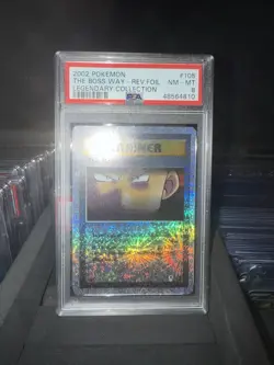 2002 Pokemon The Boss Way Rev-Foil Legendary Collection Card #105 NM-MT - Image 2
