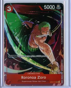 Roronoa Zoro (Gift Collection 2023) SR One Piece Promotion Cards ST01-013 NM - Image 1