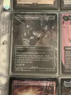 Final Fantasy MTG Foil Card Lot 99x N/M Cards No Duplicates With Extra Goodies - Image 5
