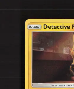 Detective Pikachu SM190 Sun & Moon Black Star Promo Pokemon Card LP+ - Image 3