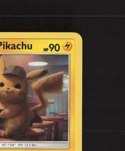 Detective Pikachu SM190 Sun & Moon Black Star Promo Pokemon Card LP+ - Image 4