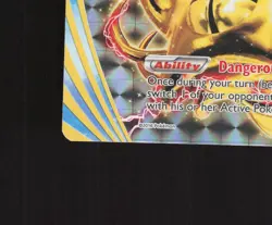Omastar BREAK 19/124 Fates Collide Full Art Ultra Rare Holo Pokemon Card NM - Image 5