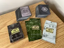 Star Wars CCG Lot 200 + Cards Limited Edition Black Border 1995 + Hoth + Dagobah - Image 1