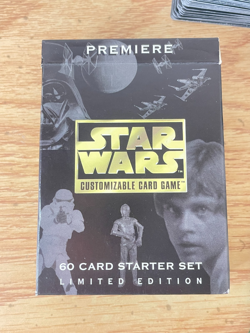 Star Wars CCG Lot 200 + Cards Limited Edition Black Border 1995 + Hoth + Dagobah - Image 2