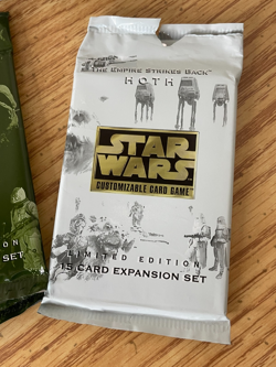 Star Wars CCG Lot 200 + Cards Limited Edition Black Border 1995 + Hoth + Dagobah - Image 4