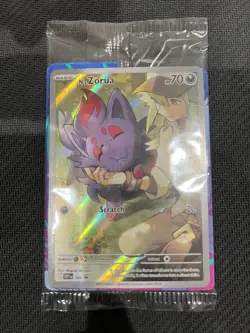 Pokemon TCG N's Zorua 189 Journey Together Black Star Promo Card SEALED Free P&P - Image 1