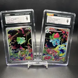 2 Pcs CGC 9 Set | Bulbasaur AR M1L-064/063 Pokemon Card Japanese CGC 9 - Image 1