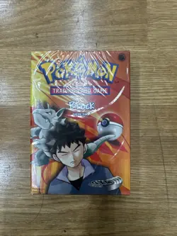 Pokemon Card Gym Heroes, Brock Theme Deck WOTC 1999-2000, Sealed - Image 1