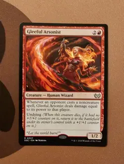MTG Gleeful Arsonist x1 NM from Commander: Duskmourn: House of Horror - Image 3