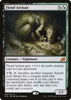 MTG - Fiend Artisan - Ikoria: Lair of Behemoths - FOIL - Mythic [NM] - Image 1