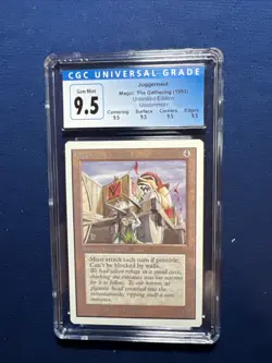 MTG Unlimited Juggernaut CGC 9.5 Quad GEM MINT (Blue Label 10) 1993 - Image 1
