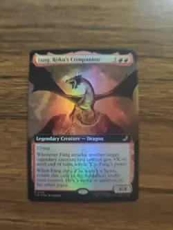 Fang, Roku's Companion R Extended Art Foil #193 | TLE Avatar Eternal | MTG - Image 1