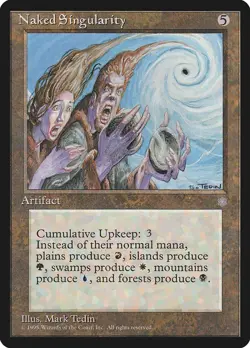 MTG - Naked Singularity - Ice Age - X1 - (HP) - - Image 1