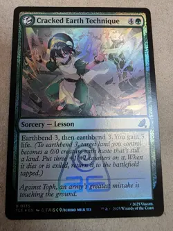 Cracked Earth Technique - Foil - Avatar: The Last Airbender: Eternal-Legal - Mtg - Image 1