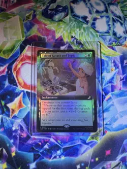 Tale Of Katara And Toph Extended Art Foil Avatar The Last Airbender MTG NM - Image 1