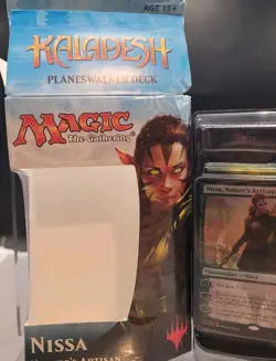 MTG Nissa Nature's Artisan Planeswalker Sealed Deck, Open Box - Image 3