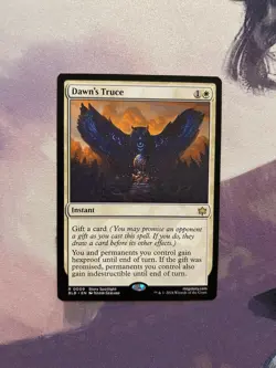 MTG Dawn's Truce [Bloomburrow] Near Mint​ - Image 1