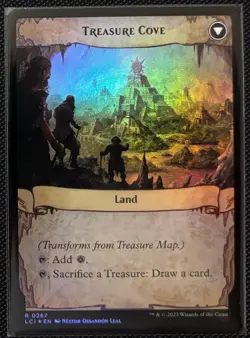 MTG Lost Caverns of Ixalan Treasure Map/Cove NM Foil (Rare) - Image 2