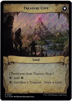 MTG Lost Caverns of Ixalan Treasure Map/Cove NM Foil (Rare) - Image 4