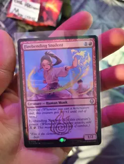 Firebending Student Avatar: The Last Airbender Foil for sale online - Image 1