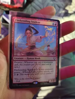 Firebending Student Avatar: The Last Airbender Foil for sale online - Image 2