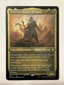 MTG DMC: Hazezon, Shaper Of Sand (Legendary Creature) Etched Foil 054 - Image 1