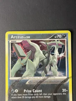 Pokemon - Arceus AR1 Arceus Lv.100 Holo Rare Platinum 2009- MP - Image 3