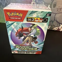 Factory Sealed Pokemon Journey Together Build and Battle Box SV09 4 Packs & Deck - Image 1