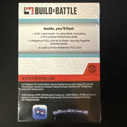 Factory Sealed Pokemon Journey Together Build and Battle Box SV09 4 Packs & Deck - Image 3