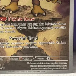 Pokemon TCG - Alakazam 009 Black Star Promo Mega Evolution - NEAR MINT - Image 4