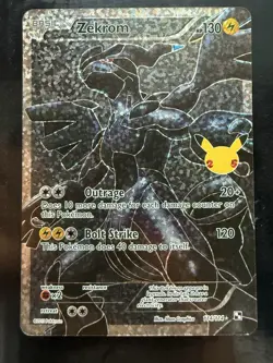 Pokemon Zekrom 114/114 Celebrations: Classic Collection Holo (NM) - Image 1