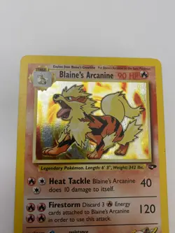 BLAINE'S ARCANINE 1/132 GYM CHALLENGE HOLOGRAPHIC POKEMON TCG - Image 2