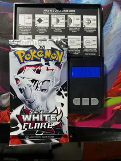 VERY HEAVY! GOD PACKUUU 22.57g White Flare Pokemon TCG Booster (SEALED) - Image 1