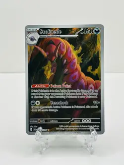 🔥Pokemon TCG-Scolipede-134/086-Sv: Black Bolt-Illustration Rare-Holo-M/NM!🔥 - Image 1
