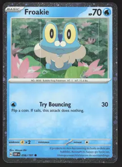 Froakie Cosmos Holo 056/197 Promo Pokemon TCG Promo NM - Image 1