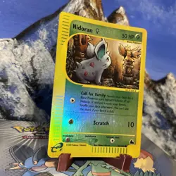 Nidoran F - 81/144 Pokemon Skyridge - Reverse Holo Creased - Image 3