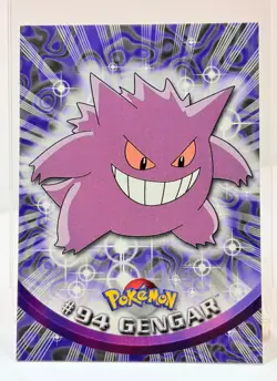 Vintage POKEMON Topps TV Animation Edition GENGAR # 94 NON-HOLO Blue Label - Image 1