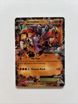 ** Groudon EX 85/160 XY Primal Clash NM Pokemon - Image 1