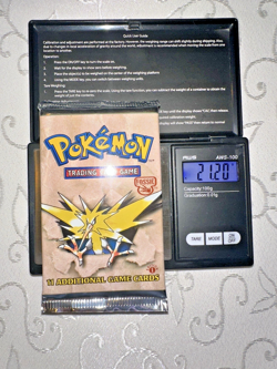 HEAVY Pokemon Fossil 1st Edition Booster Pack WOTC 21.20g* - Image 1