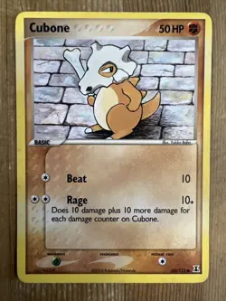 Cubone - 60/113 - Common x1 - EX Delta Species Pokemon MP - Image 1