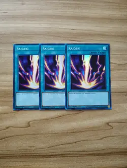 Yu-Gi-Oh! - Raigeki 3X - Full Playset - Super Rare / Holo - Image 1